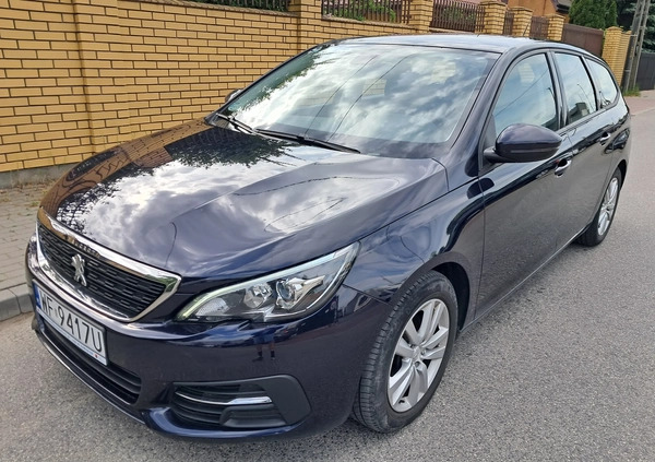 Peugeot 308 cena 45800 przebieg: 89800, rok produkcji 2020 z Łochów małe 172